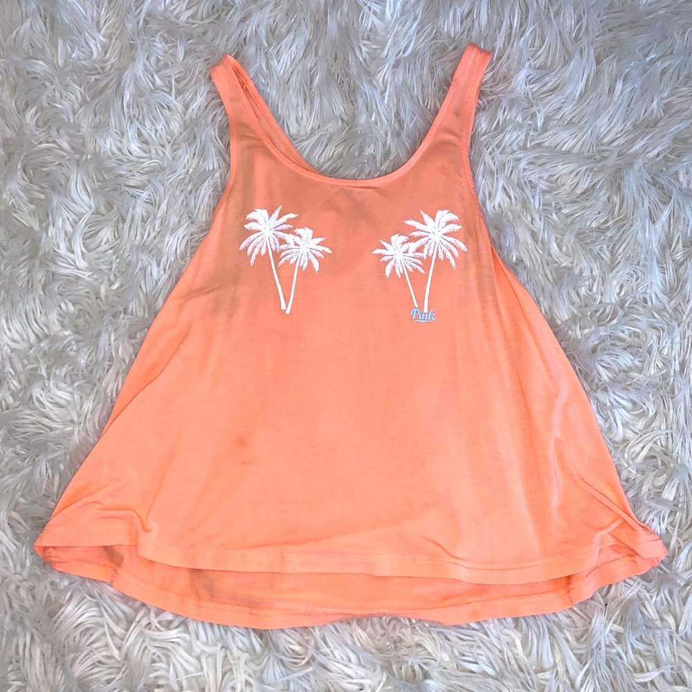 PINK Super Soft flowy beach tank. SIZE XS